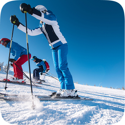 Traumhaftes Skiwetter